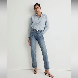 Madewell Petite Curvy Perfect Vintage Jean in Heathcote Wash